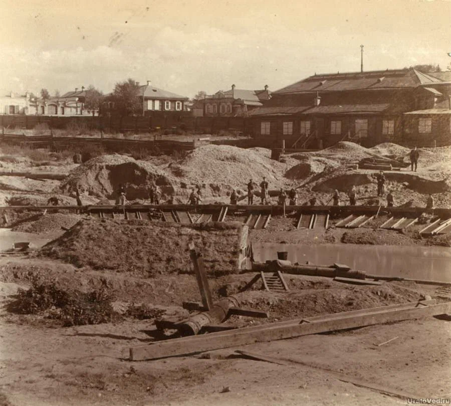 Березовский прииск. Фото С.М. Прокудина-Горского. 1909 г.